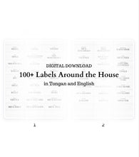 Load image into Gallery viewer, Digital Download - Tongan Labels Around the House
