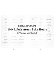 Load image into Gallery viewer, Digital Download - Tongan Labels Around the House